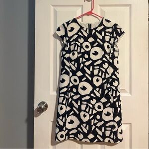 Ann Taylor LOFT Black and White Dress